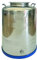 Contenitore fusto bidone per olio in acciaio inox 50 litri Olivari Blindo