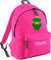 ShirtInStyle Kinder Rucksack Frosch mit Name veredelt, Wunschtext individuell, ideal für Kita, Sport und Freizeit, Farbe Pink