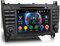 Erisin 8-Core Android 14 4GB+64GB GPS Navegación Estéreo de Automóvil para Mercedes Benz Clase C W203 Clase CLC W203 C180 Clase G W463 Wireless CarPlay Android Auto Bluetooth 5.0 WiFi DSP Dab+ CANBUS