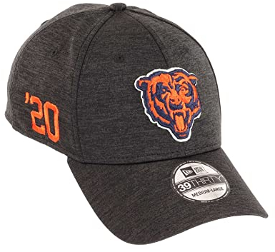 New Era Chicago Bears NFL Shadow Tech Black 39Thirty Strech Cap - L-XL (7 1/8-7 5/8)