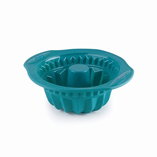 LACOR - 68769 - Moldes Repostería Platinum, Molde Bizcocho Savarin Mini, Molde Silicona, Antiadherente, Flexible, Libre de BPA, Apto para Microondas, 15x6,5 cm, 0,5 L