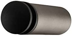 blomus Wandtürstopper -ENTRA- | Türstopper Wand Burned Metal | Türpuffer Wandmontage dunkel | Ø 2,5 cm, Länge 8 cm