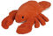 Warmies Peluche Homard Micro-ondable Peluche Lourde avec Parfum de Lavande Française, Sac Chaud ou Froid pour Relaxation Fraîche et Soulagement Chaud