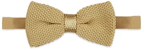 THE GENTS LAB Kinder-Fliege, 100 % Polyester, viele Farben, beige, Length - Adjustable to fit up to neck size 15 inches. Width - 10cm.