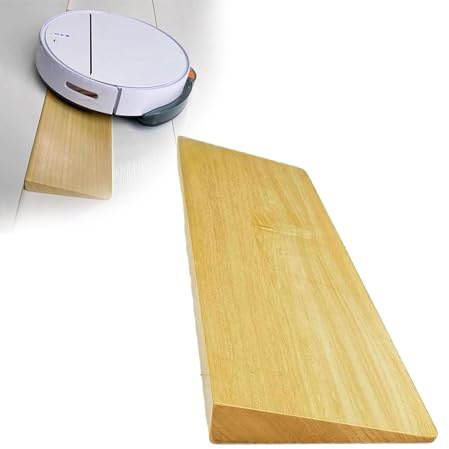 XRDSHY 80 * 15 * 3cm Türschwellenrampe Aus Holz,türschwellenrampen Tragbare,leichte Und Einfach Zu Transportierende Rampe Türschwelle,für Bürgersteig,Nutzbar Als Rollstuhlrampe,Schwellenrampe