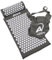 ARIMI® Akupressurmatte mit Kissen und Tasche, nachhaltig, ergonomisch – für Schmerzlinderung, Entspannung und Regeneration, ideal für Rücken und Nacken, Massagematte mit Akupressurkissen