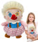 Lustige Harlekin-Puppe, Plüsch-Clown-Puppe - Plüschtier | Clown-Puppen-Cartoon, weicher Stoffpuppen-Clown-Plüsch in leuchtenden Farben für den Weihnachtsgeburtstag