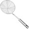 STL 6.7 inch (17cm) Stainless Steel Strainer Wire Skimmer Ladle with Ergonomic Handle Sieves Spider Mesh Filter Solid Utensils Slotted Spoon for Kitchen Frying Chips Food, Pasta, Noodles, Spaghetti