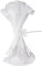 QIMEI-SHOP Fascette Plastica Bianco 150mm x 3 mm Fascette Elettricista Etichette Stringicavo Bianche per Marcatura Cable Management Giardinaggio 100 Pezzi