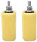 Lot de 2 rouleaux de guidage pour portail coulissant, en nylon robuste pour maison, garage, jardin (50 x 10 mm)