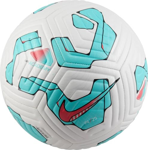 Nike Academy Fußball, White/Aurora Green/Ember Glow, FZ2966-104, 5