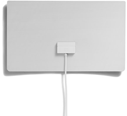One For All Ultra Flat Amplified Indoor Digital TV Aerial - Ready to receive Freeview and Analogue TV Signals within a range of 15 miles - Full HD ready - HDTV Antenna – UHF/VHF – White/black - SV9440
