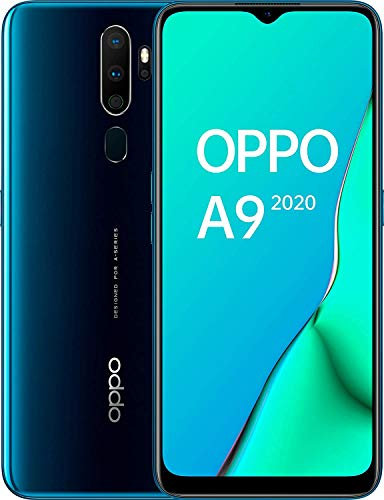 Oppo A9 (2020) - Smartphone 128GB, 4GB RAM, Dual Sim, Marine Green (Reconditionné)