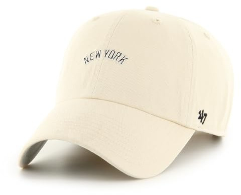 47 MLB Cap Baseball Clean Up Baserunner unstrukturierte Krone verstellbar NY LA kleines Logo Kappe