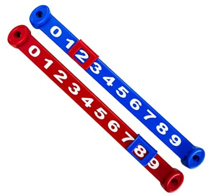 Folpus 2X Tischfußball-Punktezähler, Tischfußball-Punktezähler, Tracking mit Zahlen für Tischfußball, Billard, Anzeigetafeln, Scoring-Marker