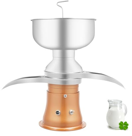 50L/h Séparateur de lait électrique Centrifugeuse de lait Séparateur centrifugeuse en acier inoxydable Centrifugeuse à lait électrique Machine à crème pour lait de vache lait de chèvre