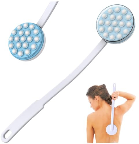Rückenlotion-Applikator Rückenlotion-Applikator mit langem Griff und 19 Massagerollen einfach zu installierender Lotion- für einfache Anwendung
