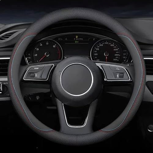 VAPORVERSE Auto Lenkradbezug für Mercedes Benz C160 C180 C200 C220 C300 C350, Lenkradschutz Lenkradhülle Auto Lenkradschoner Lenkradabdeckung Schutzhülle,Type-O,D