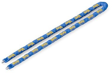 Viro | Kette für Motorrad und Scooter, Querschnitt 5,7 mm, Länge 120 cm, aus Spezialstahl, beschichtet mit blauer Beschichtung, kratzfest
