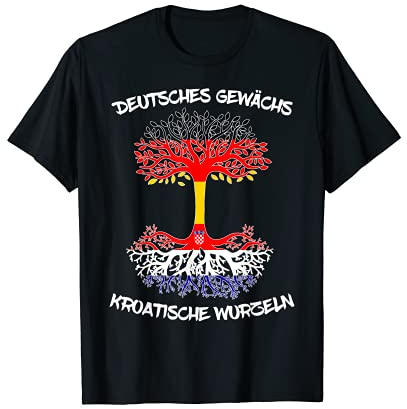 Kroatien Deutschland Shirt Deutsch-Kroaten Geschenk T-Shirt T-Shirt