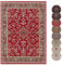 Hanse Home Design Kurzflor Wohnzimmerteppich Orient - Zabul Perser Look, Orientalischer Teppich für Esszimmer, Wohnzimmer, Schlafzimmer - Rot, 180x260 cm