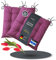 LILENO HOME 2er Set Stuhlkissen Beere (40x40x6 cm) - Sitzkissen für Gartenstuhl, Küche oder Esszimmerstuhl - Bequeme UV-beständige Indoor u. Outdoor Stuhlauflage als Stuhl Kissen