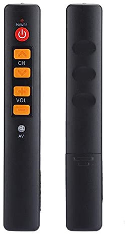Multi-function Universal Smart Learning Remote Control Big Buttons Home Controller Replacement for TV STB DVD HIFI VCR(Orange)