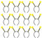 Lurrose 12 Stück Bienen Antennen Tier Stirnband Bienen Haarreifen Bienen Kostüm Kopfbedeckung Für Party Halloween Karneval