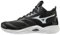 Mizuno Unisex 2 Wave Momentum Mid Volleyballschuh 10, schwarz/weiß, 43 EU