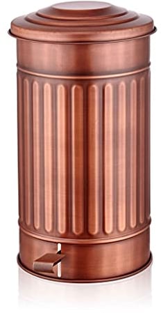 the mia Copper Step On Rubbish Bin