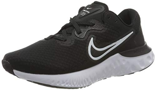 Nike Damen Renew Run 2 Running Shoe, Black/White-Dark Smoke Grey, 37.5 EU