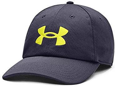 Under Armour Mens Caps Men's Ua Blitzing Adjustable Hat, Tempered Steel, 1361532-558, OSFM, Einheitsgröße