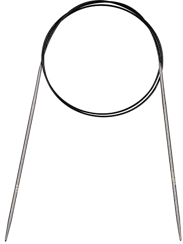 Coopay Rundstricknadeln 100 cm, 3,25 mm Stricknadeln Rundstricknadel Edelstahl Rundstricknadeln mit Flexibel Kabel, Robust Rund Stricknadeln für Decken Stricken & Große Projekte