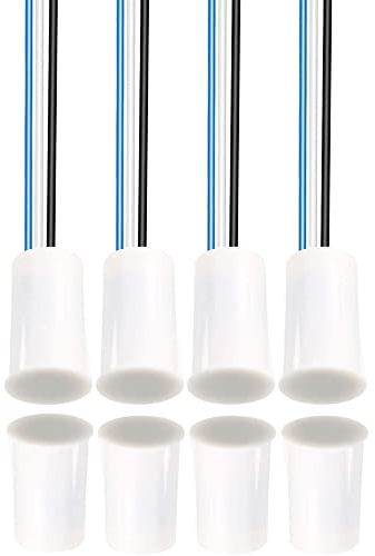 Gebildet 4Set Bianco Interruttore Magnetico Cablaggio NO/NC Sensore Porta da Incasso Contatto Finestra Nascosta Interruttore Reed per Controllo Accessi Sostituire Sistema di Allarme