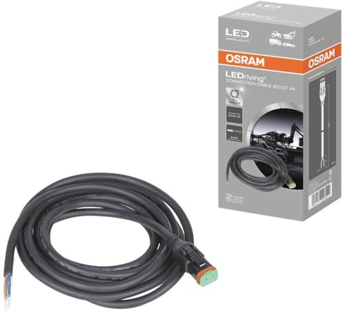 OSRAM LEDriving® Connection Cable 300 DT AX, LEDPWL ACC 103, OFF ROAD, Accessories for LED work lights Professional Series PX