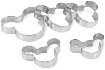 JOY STORE Keksausstecher Edelstahl Keksausstecher Set 5-tlg. (Maus)