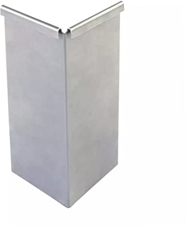 IRKA 1034-001 – Eck-Verbinder für Rasenkante und -Band – 1 mm – Cortenstahl – zur eckigen Beeteinfassung – Höhe 15 cm