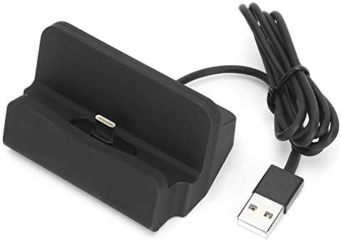 Mobile Phone Stand Charger, Type C Charging Docking Station for P9/P20pro Mate10 (Black)