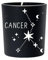 Original Soy Wax Zodiac Duftkerze Tierkreiszeichen: Krebs - aus 100% veganem Sojawachs - Aromatherapie Schwarze Kerzen - Sternzeichen Duftkerzen im Glas - Duft: Bamboo