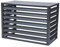 Cache climatiseur exterieur aluminium,Housse de climatiseur, Couverture Etanche Climatiseur, caisson anti bruit pompe à chaleur,cache clim,Étanche À La Poussière Et À L'eau (Color : Black B, Size :