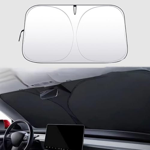 RIKCAT Parasol para Parabrisas de Coche, para Seat Ibiza 2017-2023 2024 Protector de Parabrisas de Coche con Protección UV Accesorios Interior,A
