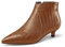 Castamere Donna Chiusa a Punta Basso Gattini Tacco Heel Cerniera Stivaletti Ufficio Casual Dress Stivali 3.5 CM Heels Marrone 41 EU