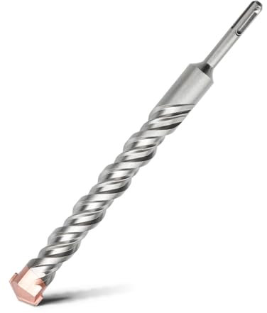 HSAWBIT 25mm x 280mm LONG SDS MASONRY DRILL BIT, TUNGSTEN CARBIDE TIP SDS PLUS SHANK, FOR WALL STONE CONCRETE BRICK