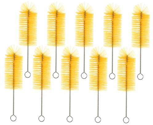 Baluue 10stücke Babyflaschenbürste Aus Nylon Und Für Wasserbecher Pinsel Mit Griffdesign Für Flaschen Tassen Und Teetassen Waschen Lieferumfang