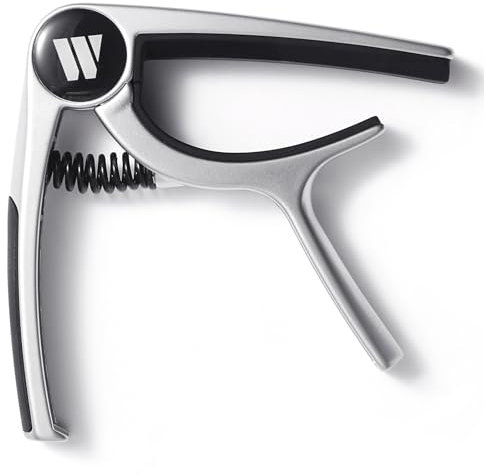 WINGO Guitar Capo for Acoustic and Electric Guitars, Ukulele, Mandolin, Banjo - JX-11Silver.