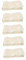 KONTONTY 10st Streamer-gurte Für Die Sitzlehne Satinband Strauß Stuhlschutz Dekoratives Seil Schemel Stoffbänder Stuhlflügel Breites Band Samtband Bänder Zum Verpacken Stühle Beige Schleife