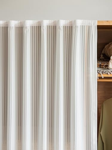Staubdichter Vorhang Kleiderschrank,Schrankvorhang,Schatten Vorhang,Badezimmervorhänge,Türvorhang,Regal Vorhang Küche,Lamellenvorhang,Vorhang Für Regal,Sichtschutz Vorhang W80×H80CM