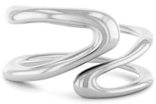 Calvin Klein Offener Ring für Damen Kollektion CK STATEMENT LINKS aus Edelstahl - 35000751E