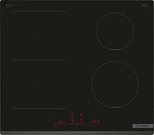 Bosch Serie 6 PVS631HB1E piano cottura Nero Da incasso 60 cm Piano cottura a induzione 4 Fornello(i)