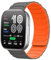Hinnwer 22mm Armband Kompatibel mit Amazfit Balance 2/Bip 6/Balance/Bip 5/Bip 5 Unity/Cheetah Pro/Cheetah, Starke Magnetische Loop Silikon Ersatzarmband für Amazfit GTR 4/GTR 3 Pro GrauOrange